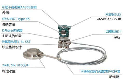 Eja438e 重庆横河川仪eja隔膜密封式压力变送器横河川仪eja 宝博流体控制设备（武汉）有限公司