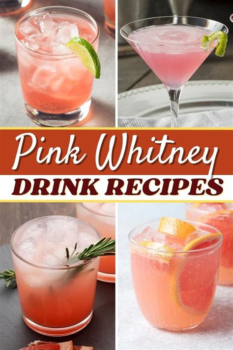 15 Easy Pink Whitney Drink Recipes Recipe Pink Drink Recipes Pink