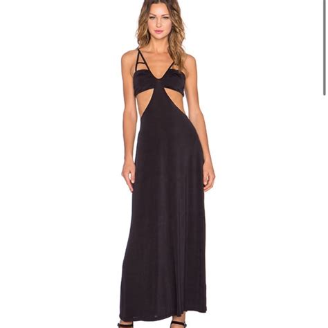 Nbd Dresses Nwt Nbd X Naven Twins Lets Talk Maxi In Black Poshmark