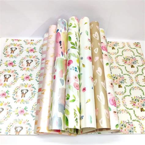 Wrapping Paper Book Sheets Crafteroof