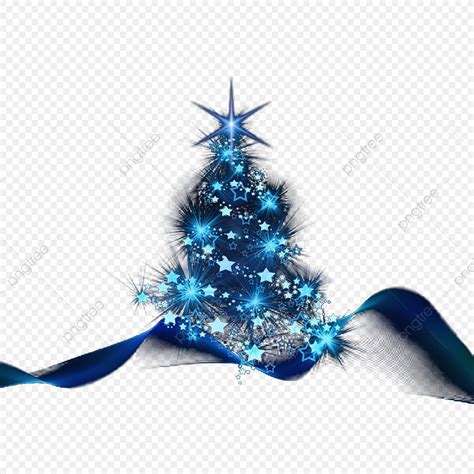 Arbol De Navidad La Luz Azul Antecedentes Azul Navidad Archivo Png Y