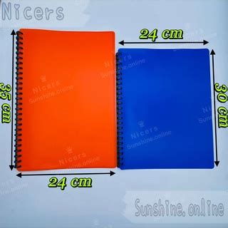 Long Size 35 X 24 Cm Short Size 30 X 24 Cm Clear Book File Folder