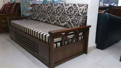 Seater Teak Wood Sofa Cum Bed Size Feet At Rs In Mumbai