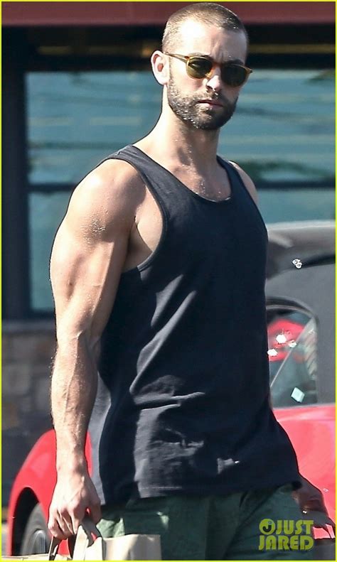 Chace Crawford Shows Off His Muscular Physique While Shopping In Los