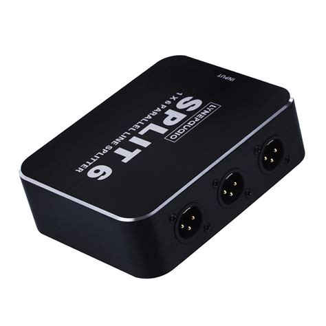 Cheap 1PC XLR Splitter 6 Level Signal Audio Speaker Equipment Black | Joom