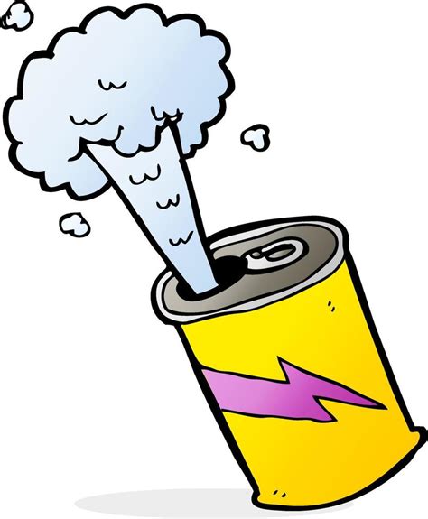 Cartoon Fizzing Soda Can 12276094 Vector Art At Vecteezy