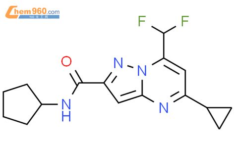 Cyclopropyl Difluoromethyl Pyrazolo A Pyrimidine