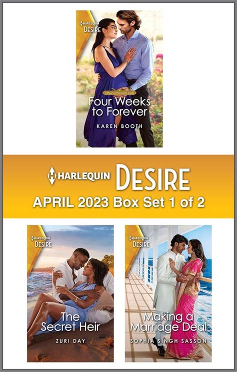 Harlequin Desire April Box Set Of Ebook Karen Booth