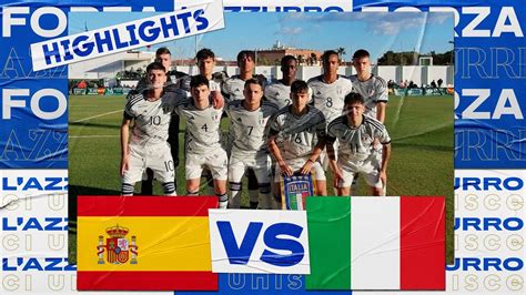 Highlights Spagna Italia 1 0 Under 19 Amichevole YouTube