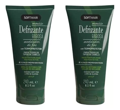 Defrizante Soft Hair 240 Ml Babosa Kit C 2un MercadoLivre