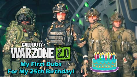 My First Warzone 2 Dubs For My 25th Birthday Cod Warzone 2 Gameplay