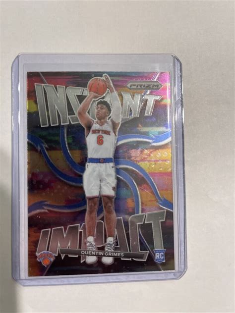 Quentin Grimes 2021 2022 Panini Prizm Instant Impact Rookie No 21 EBay