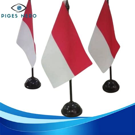 Jual Bendera Meja Negara Indonesia Bendera Meja Merah Putih Tiang