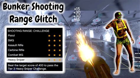 Solo Bunker Shooting Range Glitch Complete All Tiers Fast Both Last