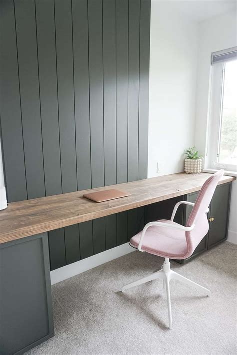 DIY Rustic Wood Desk Top - Samantha Potter Home | Wood desk top, Diy wood desk, Wood desk