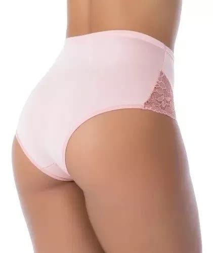 Kit Calcinha Cal Ola Cintura Alta Lingerie Renda Revenda Parcelamento Sem Juros