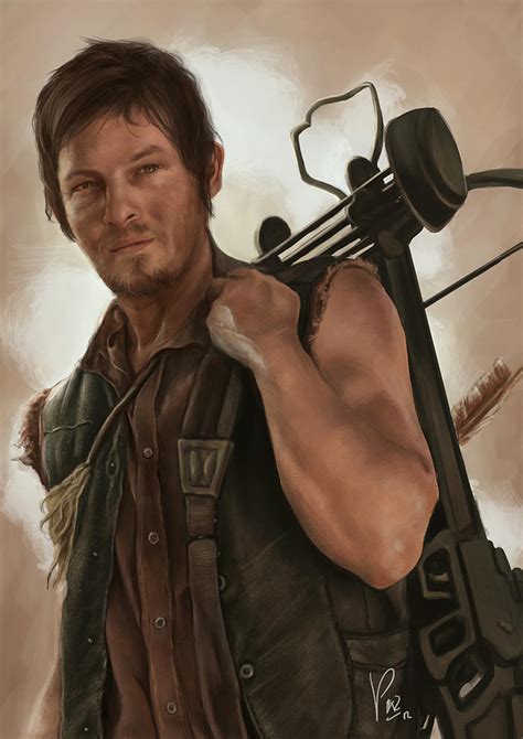 Daryl Dixon By Fishglow On Deviantart