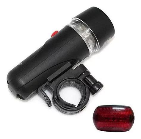 Kit Farol Lanterna Led Bike Bicicleta Traseira E Dianteira Mercadolivre