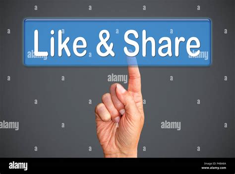 Like and Share Stock Photo - Alamy