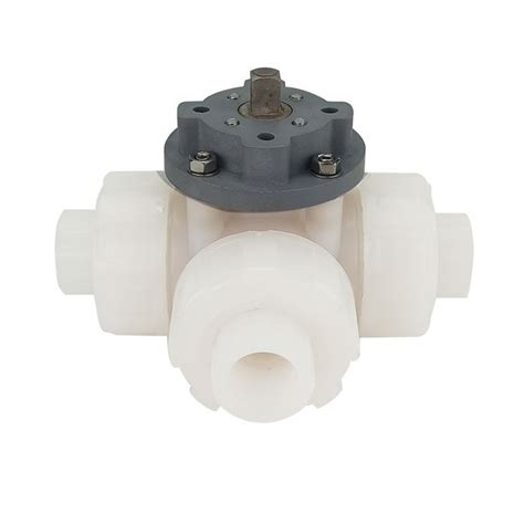 China Customized Actuated Plastic 3 Way Ball Valve Manufacturers ...