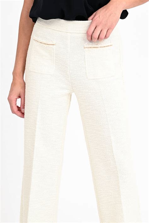 Cambio Boucl Culotte Cameron In Ivory Gruener At