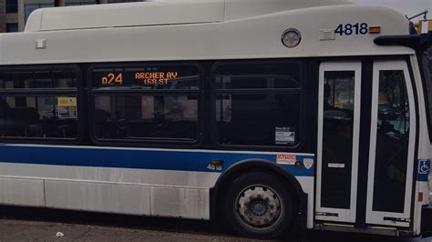 MTA NYCB Riding 2011 New Flyer XD40 4818 On The Q24 YouTube