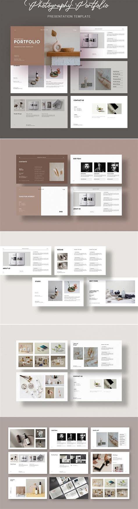 Portfolio Presentation Template by Digi2030 on Dribbble