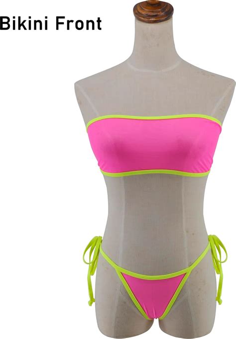 Sherrylo Sheer Bikini With Bandeau Top And Brazilian Nepal Ubuy