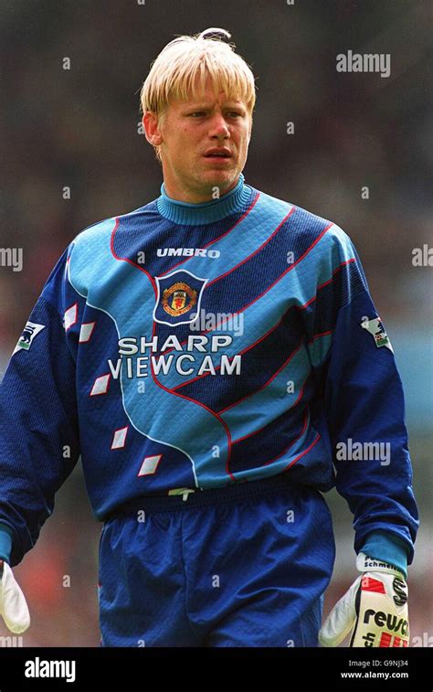 19 AGO 95 Fútbol Peter Schmeichel Manchester United Fotografía de