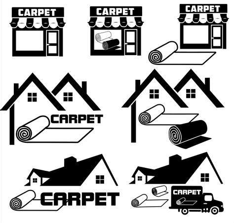 Unique Carpet Flooring Shop Or Company Logo Design As Dxf Svg Png Eps