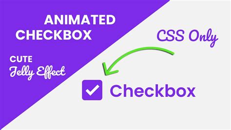 Custom Checkbox Html Css Animated Checkbox Using Html And Css Youtube