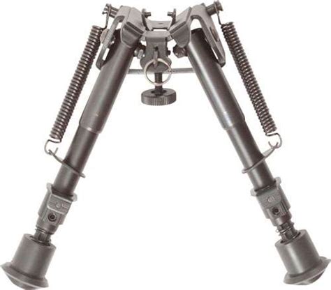 Allen 2207 Bozeman Bipod 6-9" Black Aluminum Sling Swivel Mounted | Locked & Loaded Limited