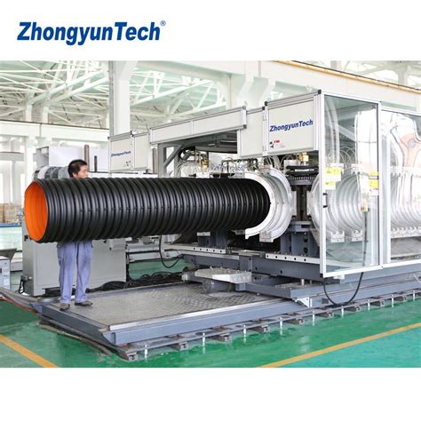 Zc H Hdpe Plastics Corrugated Pipes Making Machine For Electric