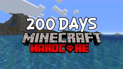 I Survived 200 Days In Hardcore Minecraft Here S What Happened YouTube