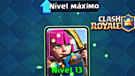 MINHA PRIMEIRA CARTA NO NÍVEL MÁXIMO Clash Royale YouTube