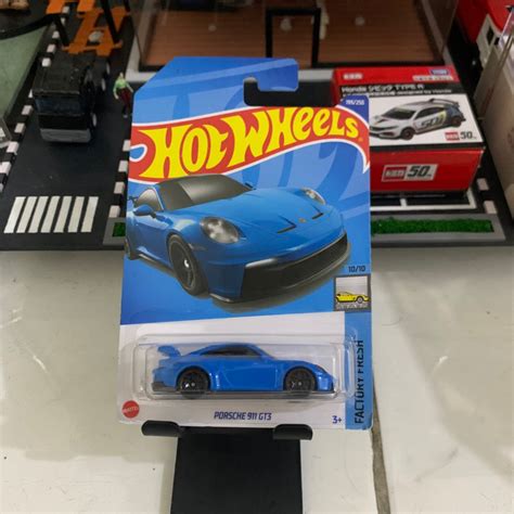 Jual Hot Wheels Porsche 911 GT3 Biru Shopee Indonesia