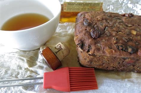 Fruit Cake or Traditional Canadian Christmas Cake with Bourbon