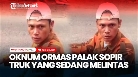 Rudi Boy Pria Berseragam Orman Yang Palak Sopir Truk Jadi Tersangka