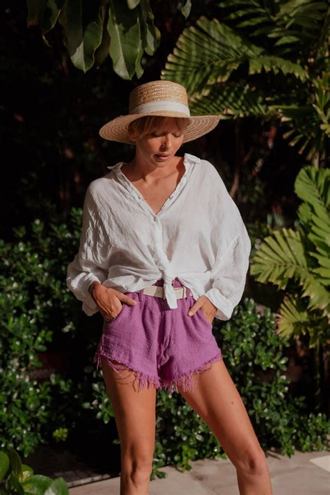 Sunday Saint Tropez Planteur Linen Shirt White – ismylova