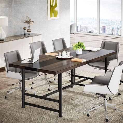 Tribesigns 6FT Conference Table, 70.9" W x 31.5" D Meeting Room Table ...