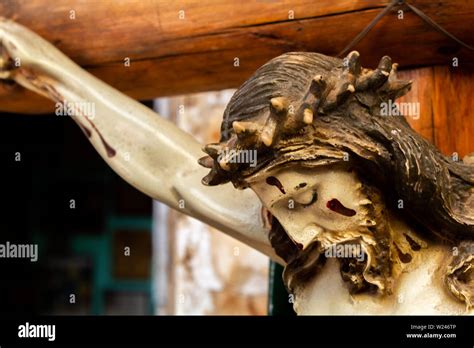 Culiacan Sinaloa Mexico June Close Up Of A Jesus Christ