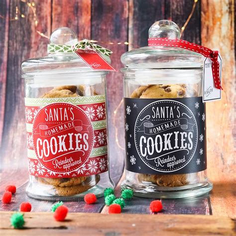 Kara S Party Ideas Free Printable Christmas Cookie Jar Labels Kara S