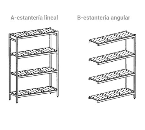 Estantería Inoxidable Distform Modular Lineal Bandeja Lisa