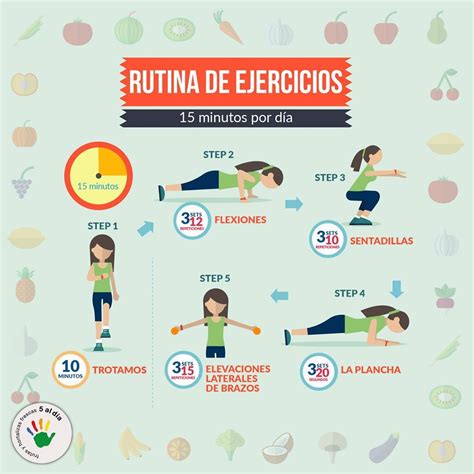 Rutina Ejercicios Minutos Por D A Ejercicios Flexiones Sentadillas