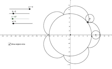 Epicycloid Example Geogebra