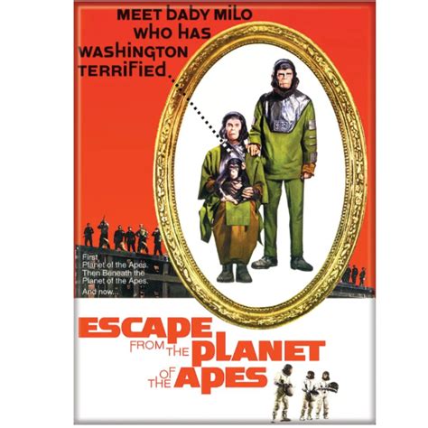 Escape From The Planet of the Apes Poster Fridge Magnet - RetroFestive.ca