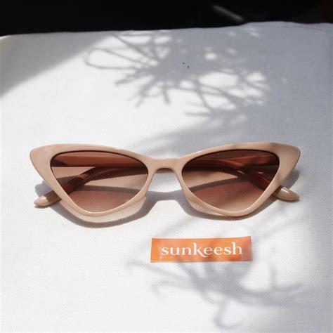 Cute Cat Eye Sunglasses Nude Glasses Buy Two Get Depop