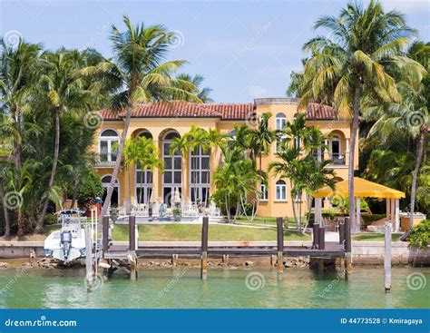 Luxurious Mansion On Star Island In Miami Editorial Stock Photo Image