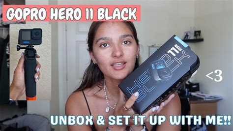 Gopro Hero 11 Black Unboxing Setup Youtube