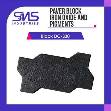 Black Dc Paver Block Iron Oxide And Pigment Packaging Size